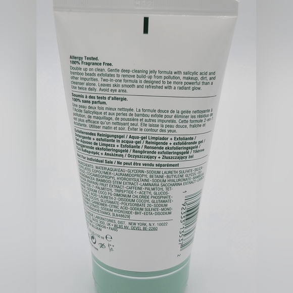 Clinique All About Clean 2-In-1 Cleansing & Exfoliating Jelly NEW #1252 - Picture 4 of 5